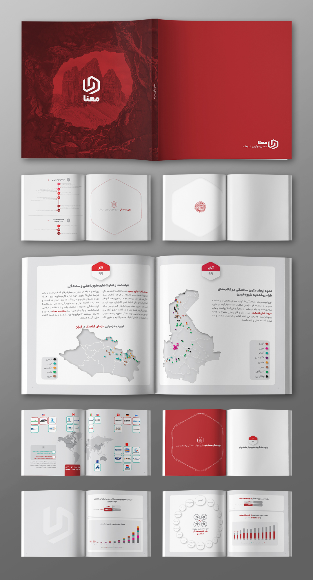 Maana Annual Infographic mohsen hashemi graphic designer layout design cataloge brochure report magazine mag design